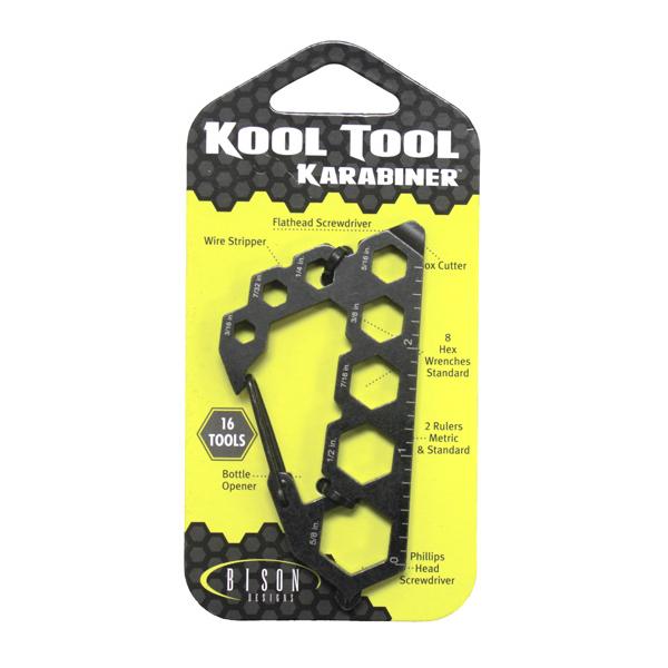 【クリックポスト】対応商品 BISON DESIGNS　バイソンデザインズ KOOL TOOL KARABINER SAE クールツール クリップSAE