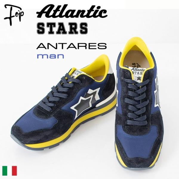 関税送料込♪Atlantic STARS/CENTAURUS ネイビー スニーカー Atlantic STARS アトランティックスターズ スニーカー