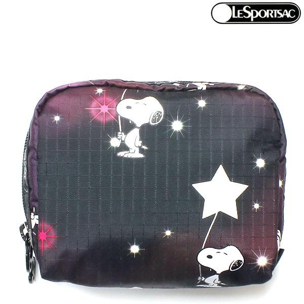 レスポートサック ポーチ Lesportsac スヌーピー 限定 コラボ スクエア コスメティック 6701 ブラック Lesp1 フォープレジャー 通販 Yahoo ショッピング