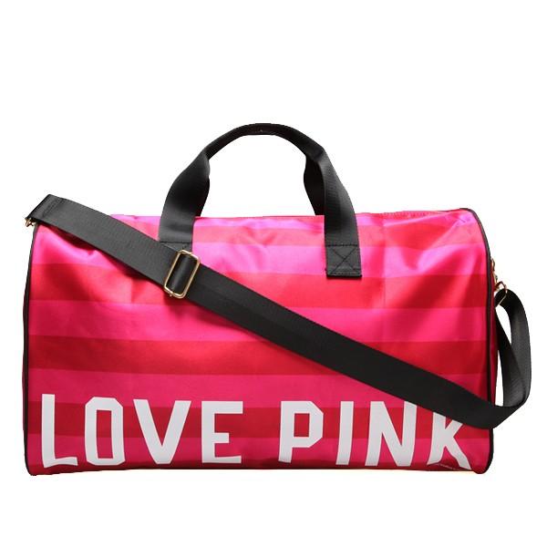 ヴィクトリアシークレット ピンク バッグ Victoria S Secret Pink ボストンバッグ ノベルティ ショルダー付き ボーダー 限定 Vic029 フォープレジャー 通販 Yahoo ショッピング