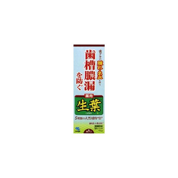 小林製薬 生葉 100g (歯磨き粉) 価格比較 - 価格.com