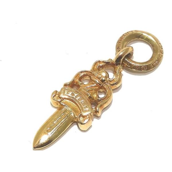 美品　クロムハーツ #5 ダガー ジップ チャーム CHROME HEARTS クロムハーツ（原本無） #5 DAGGER ZIP #5 ダガー