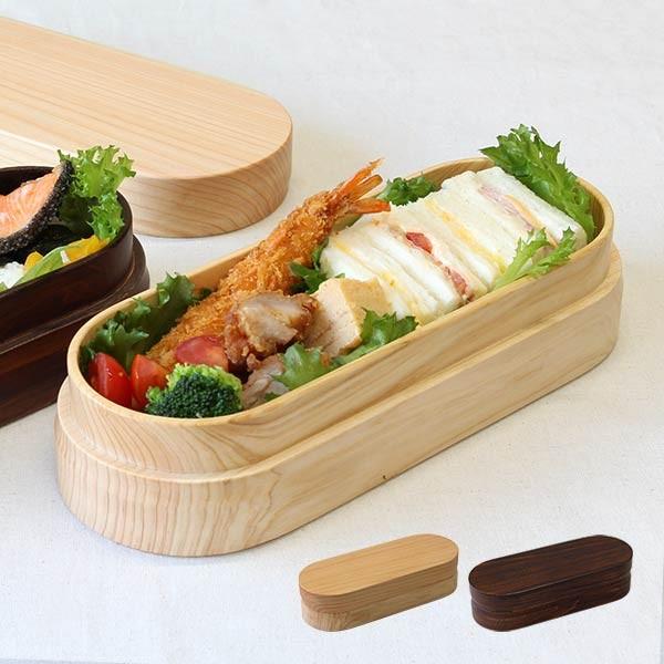 弁当箱 一段 紀州桧 くりぬき 家庭用食洗機対応 日本製 Type-3 角田清