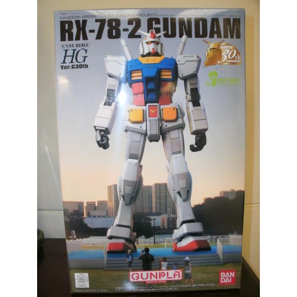 yahoo! JAPAN限定&完全受注生産 1/60 ガンダムVer.G30th バンダイ HG 1/144 RX-78-2 ガンダム Ver.G30th GREEN TOKYO