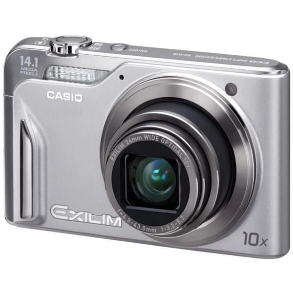 CASIO デジタルカメラ EXILIM 1410万画素 10倍 シルバー EX-H15SR