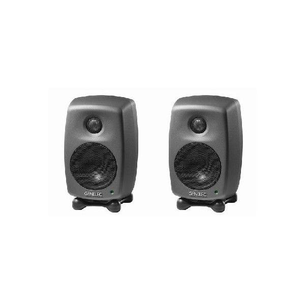 GENELEC 8010AP アクティブスピーカー グレー 2本ペア Amazon