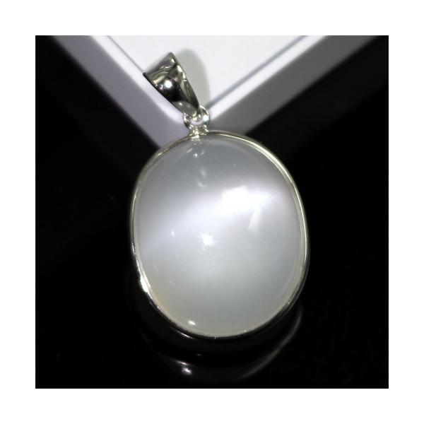 21ct ロイヤルムーンストーンキャッツアイペンダントトップ