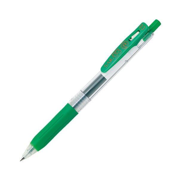 (まとめ) ゼブラ ゲルインクボールペン サラサクリップ 0.3mm 緑 JJH15-G 1本 〔×100セット〕