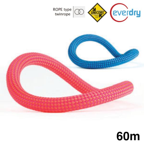 エーデルワイス パフォーマンス9.2mm クライミングロープ グリーン