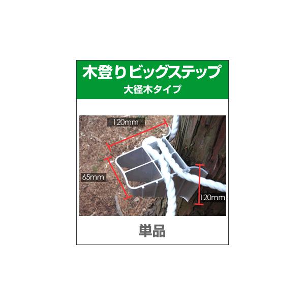 木登りビッグステップ / 大径木仕様 単品 木登り道具 : フォレスト