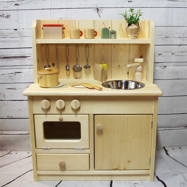 木のおもちゃ おままごと キッチン 誕生日 2歳 3歳 4歳 5歳 6歳 女 キュートタイプオーブン付き オールナチュラル Nnd 木の おもちゃ専門店 Forest 通販 Yahoo ショッピング