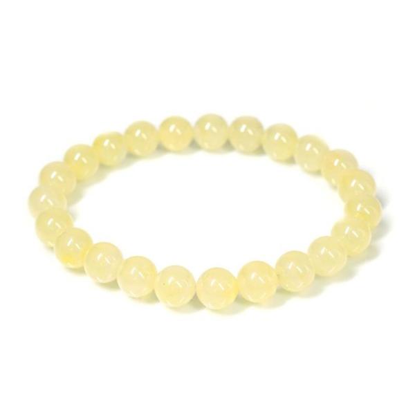 ★大粒！イエロースミソナイト 14ミリ珠ビーズB(珍品 SA+) 最高級（5A） イエロー スミソナイト ブレスレット 9mm玉 No.14