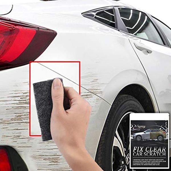 車 きず消し カースクラッチ修復布 クロス カー ポリッシング コンパウンドワックス布 簡単 傷・スクラッチ 自動車表面スクラッチ修復傷