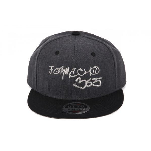 OTTO オットー ベースボールキャップ　 ストリート H1054 Heather Wool Blend Flat Visor Snapback Caps 　FoR MaCHO 365オリジナル刺繍入り