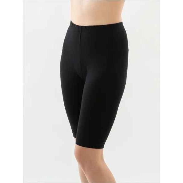 ユメロン HEATRAY オーラ岩盤浴 スパッツ ブラック L 蓄熱 遠赤外線