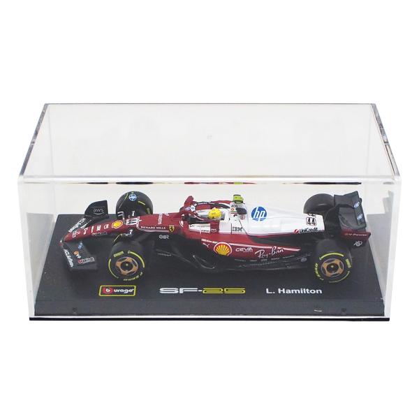 ブラゴ 1/43 ドライバー＆ケース付き スクーデリア フェラーリ SF-25 #44 ルイス ハミルトン 2025年 モンツァ イタリアGP仕様 ミニカー モデルカー 18-36852MONH