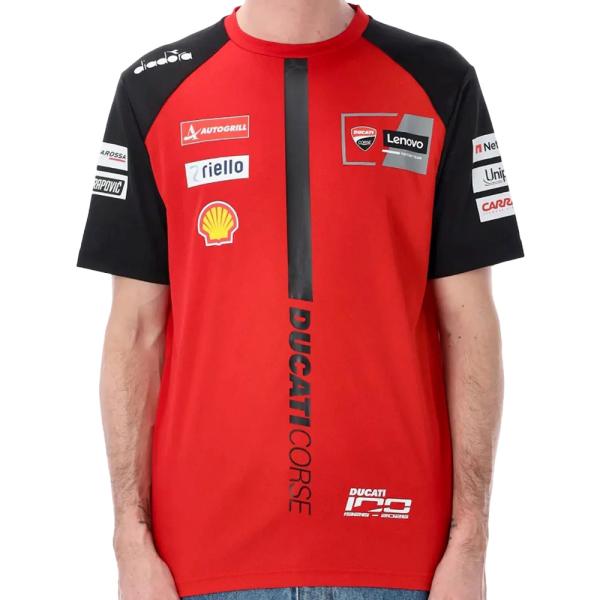 娘*娘様 Ducati チームシャツ。レア物 2026 ドゥカティ レノボ チーム DUCATI MotoGP レプリカ Tシャツ 公式