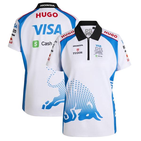【70%OFFセール】レディース 2025 レーシングブルズ チーム レプリカ ポロシャツ Racing Bulls F1 女性用
