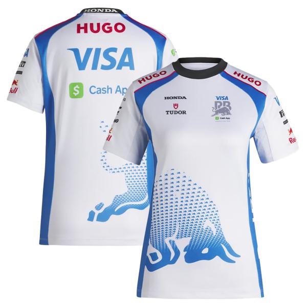 【70%OFFセール】レディース 2025 レーシングブルズ チーム レプリカ Tシャツ Racing Bulls F1 女性用