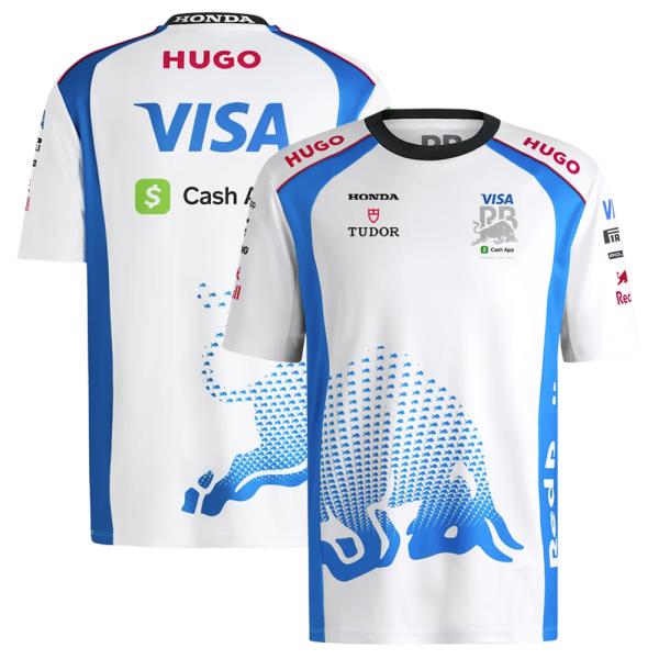 2025 レーシングブルズ アメリカGP チーム Tシャツ F1 Lサイズ 2025 レーシング・ブルズ レースTシャツ アメリカGP サイズM 新品