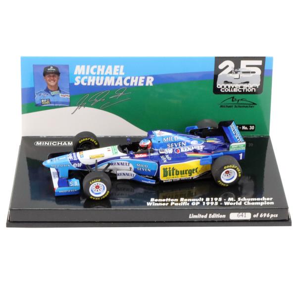 ミニチャンプス 1/43 ベネトン ルノー B195 ミハエル シューマッハ