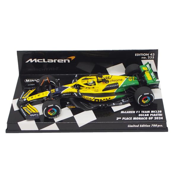 ミニチャンプス 1/43 マクラーレン F1 チーム MCL38 2024年 モナコGP