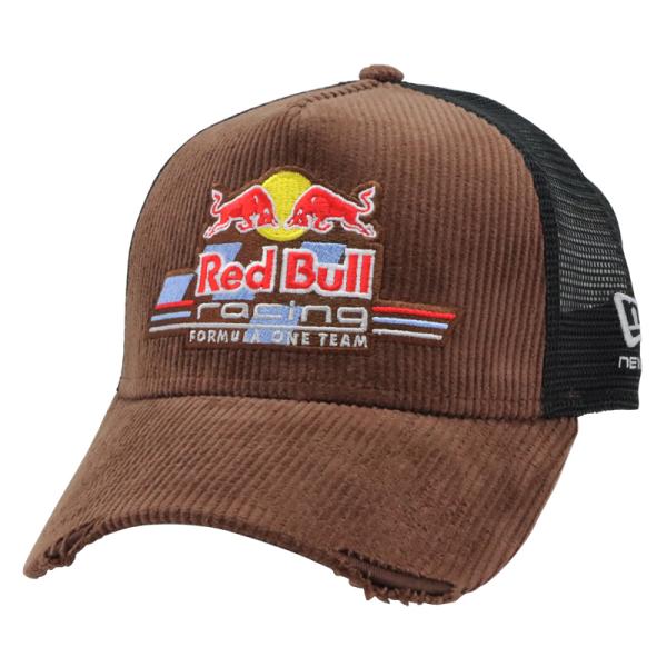 2026 オラクル レッドブル レーシング コーデュロイ 9FORTY トラッカー ベースボール キャップ Formula1 RedBull Racing 公式 グッズ 帽子 NewEra ニューエラ