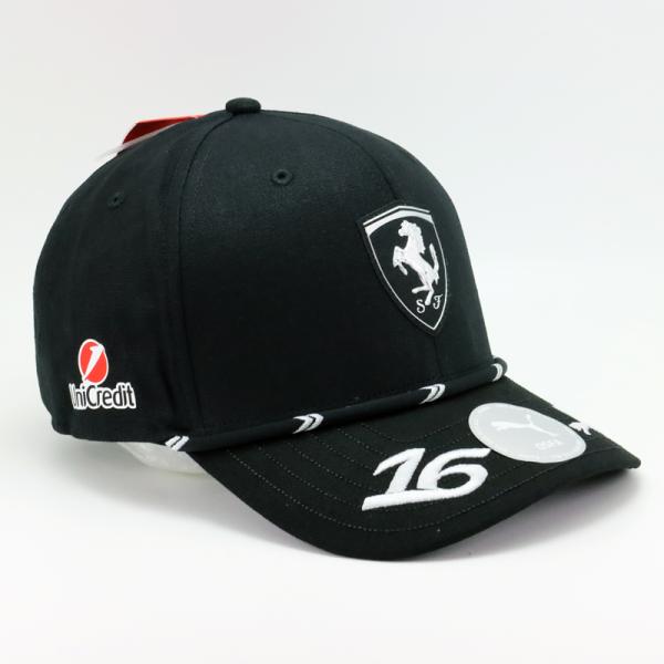 2026 スクーデリア フェラーリ HP チーム シャルル ルクレール シンガポールGP ベースボール キャップ ブラック F1 Formula1 エフワン Ferrari 公式 PUMA プーマ