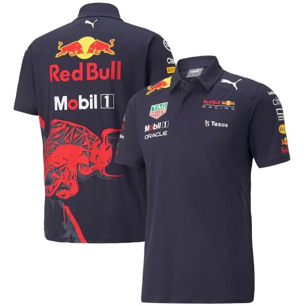 2022 オラクル レッドブル レーシング レプリカ チーム オフィシャル ポロシャツ RedBull 公式 F1