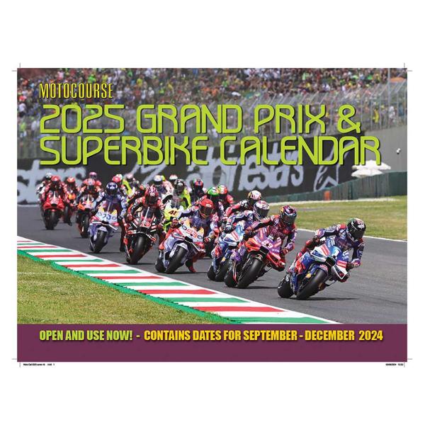 50%OFF】2025年 モトコース & スーパーバイク 壁掛け カレンダー