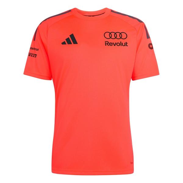 2026 アウディ レボリュート F1 チーム セットアップ Tシャツ レッド エフワン 公式 オフィシャル グッズ ウェア 半袖 赤 Adidas アディダス