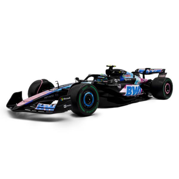 ソリド 1/18スケール BWT アルピーヌ F1チーム A524 エステバン オコン 2024年 ブラジルGP 2位 Formula1 エフワン Alpine 公式 グッズ 模型 モデルカー S1814004