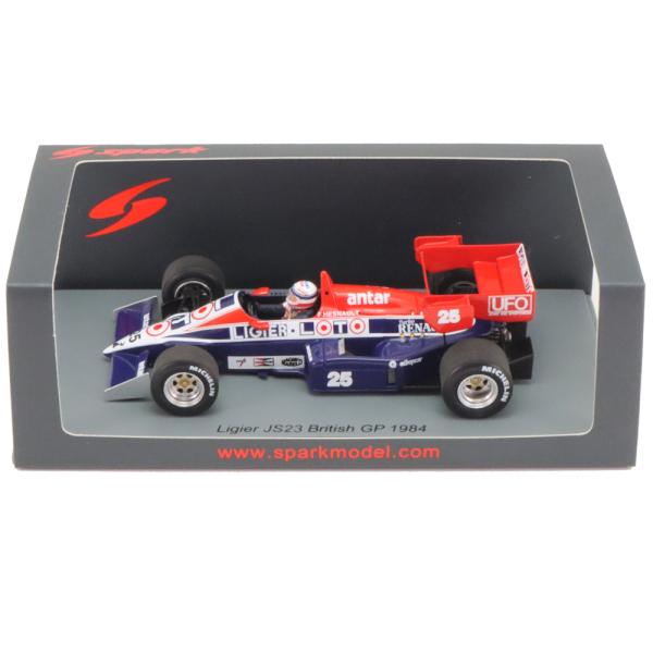 スパーク 1/43 リジェ JS23 1984年 イギリスGP フランソワ エスノー