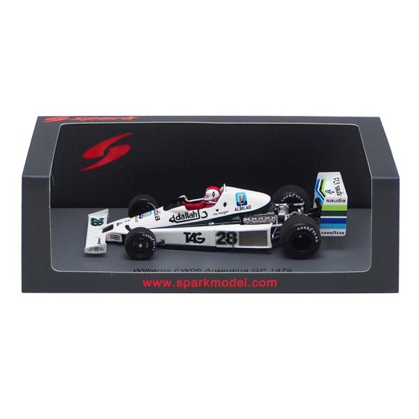スパーク 1/43 ウィリアムズ FW06 No.28 1979年 アルゼンチンGP クレイ