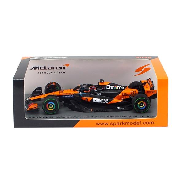 スパーク 1/43 マクラーレン F1 チーム MCL39 ＃81 オスカー ピアストリ 2025年 ベルギーGP Formula1 エフワン McLaren Oscar Piastri 公式 グッズ モデルカー
