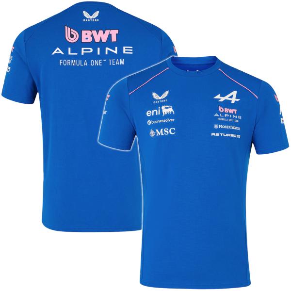 2026 BWT アルピーヌ F1 チーム セットアップ Tシャツ ブルー 青