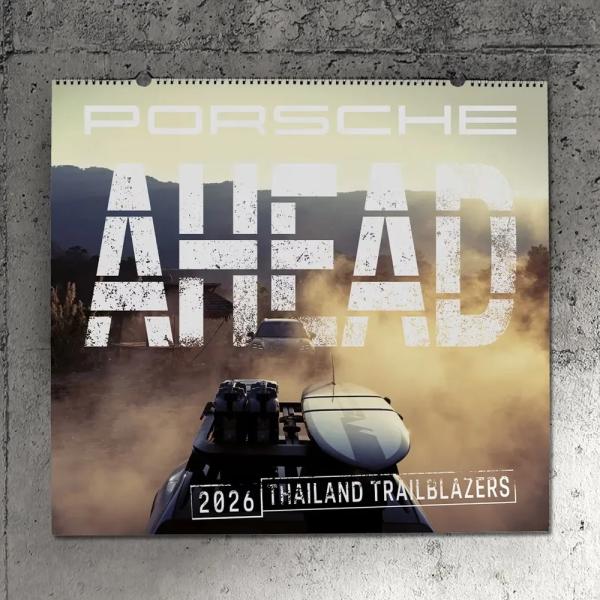 Porsche AHEAD 2026 壁掛け&卓上カレンダーセット 2026年 ポルシェ オフィシャル 卓上 カレンダー 月曜始まり Porsche 車