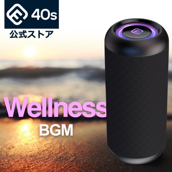 40s ウェルネス BGM 音源付 スピーカー 高音質 Bluetoothスピーカー