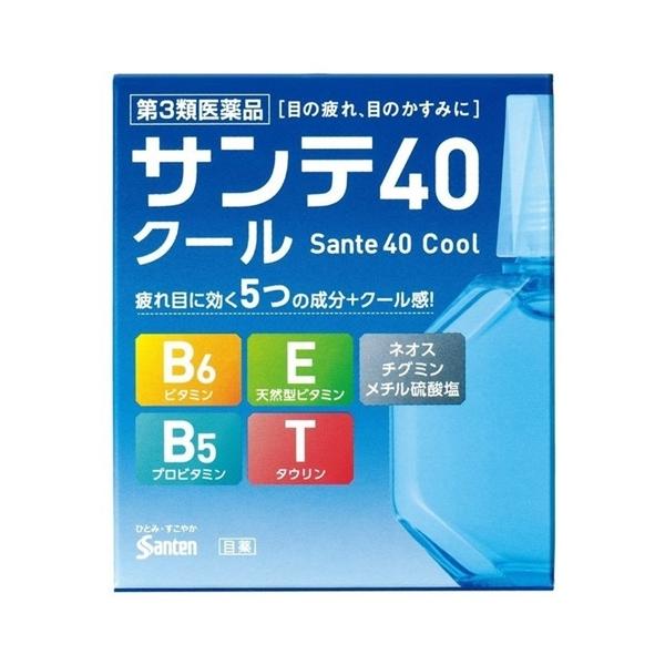 【第3類医薬品】サンテ40クール 12ml [5個セット・【メール便(送料込)】※代引・日時・時間・他の商品と同時購入は不可]