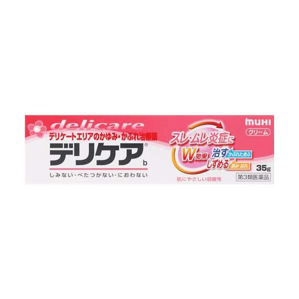★【第3類医薬品】デリケア 35g [2個セット・【ゆうパケットパフ・置き配専用(送料込)】・他の商品と同時購入は不可]