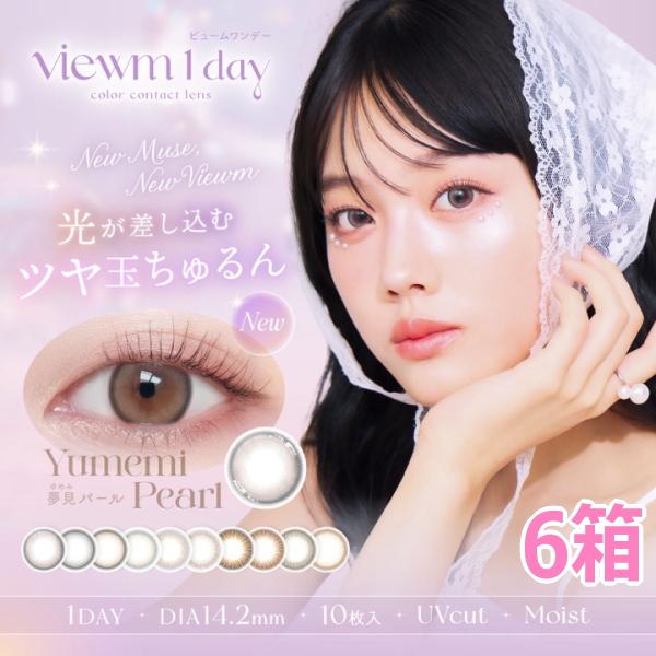 平松想乃 カラコン ビュームワンデー Viewm 1day 10枚入り 6箱 1日使い捨て 度なし 度あり 終日装用 ポスト投函