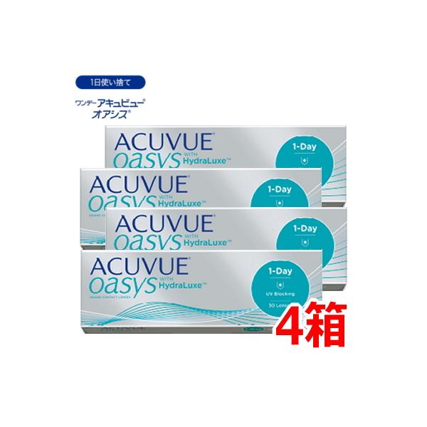 ワンデーアキュビューオアシス 30枚入り 4箱 ONE DAY one day アキビュー 1OS ポスト投函便40