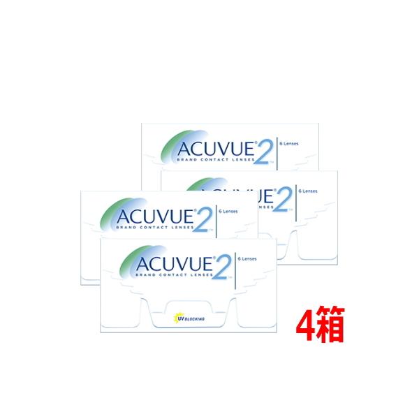 2week 2ウィークアキュビュー 2週間使い捨て 6枚入 4箱 ACUVUE アキビュー ポスト投函