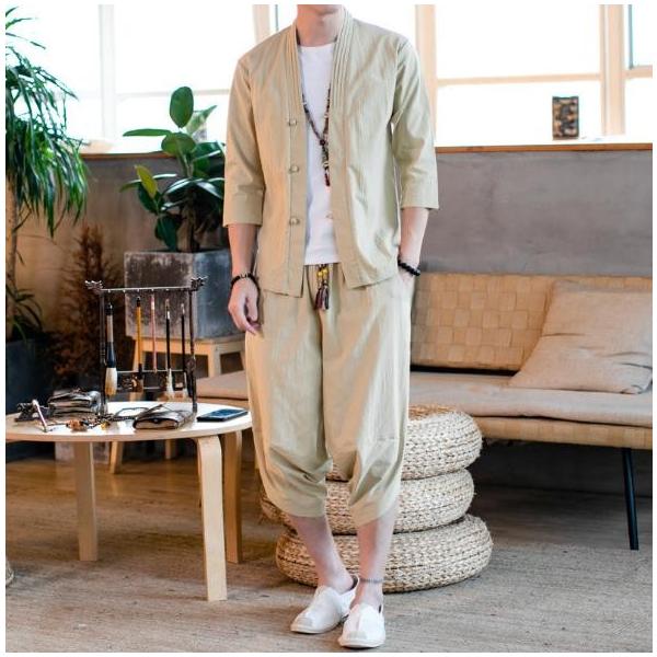 セットアップ メンズ 夏 リネン ジャージ 半袖 シャツ 個性 上下セット スウェット サルエルパンツ ゆったり 春夏 父の日 Dejapan Bid And Buy Japan With 0 Commission
