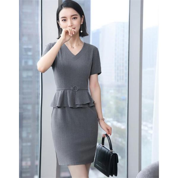 ワンピース 夏 フォーマルワンピース 通勤 オフィス 服 女性 レディース タイト 膝丈 フォーマル スーツ 制服 事務服 半袖 就活面接 Www Clubdeportivojosevalenciano Com