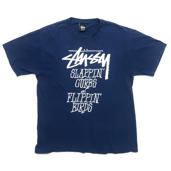 古着 Stussy ステューシー プリント Tシャツ サイズ表記 Medium Gd 東京高円寺 古着屋 Slut スラット 通販 Yahoo ショッピング