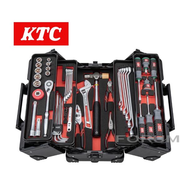 KTC 工具セット SK45225WZGBK （ ブラック ） / 12.7sq. ツールセット