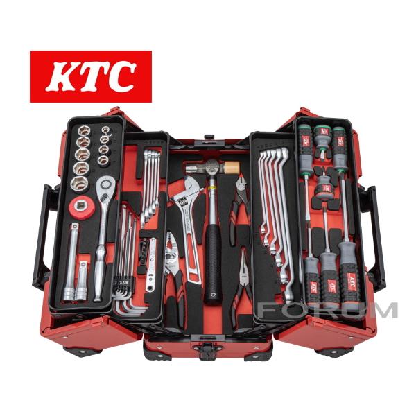 KTC 工具セット SK45225WZR （ レッド ） / 12.7sq. ツールセット
