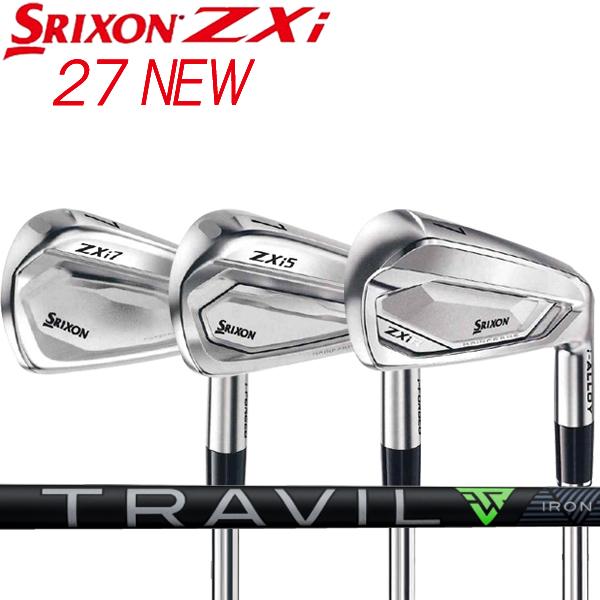 スリクソン NEW ZXi 27年モデル ZXi7 / ZXi5 / ZXiR アイアン [トラビル TRAVIL] カーボンシャフト 6本セット(#5〜PW) 105/95/85/75 ※コンボアイアンも可