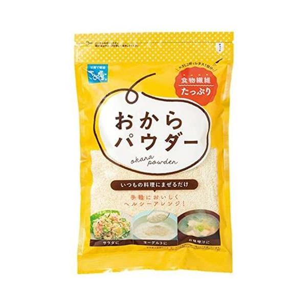 大さじ2杯でレタス1個分の植物繊維！添加物は一切不使用いつもの料理に”いれるだけ”、”かけるだけ”、”まぜるだけ”で簡単にたっぷりの大豆パワーを摂ることができます。体の中から健康になれ、ダイエットなどにも効果的と言われています。【おからパウ...
